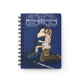 "Night & Day" (Zirena & Dean) Spiral Journal — Medieval Love Illustration Notebook